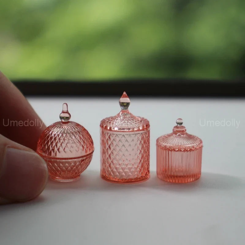 Dollhouse Glassware Set 1:6 — detalied side view