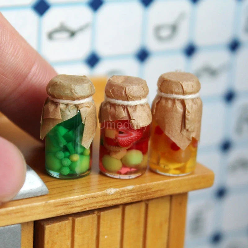 Dollhouse Kitchen Knife Set 1:6 — detalied side view