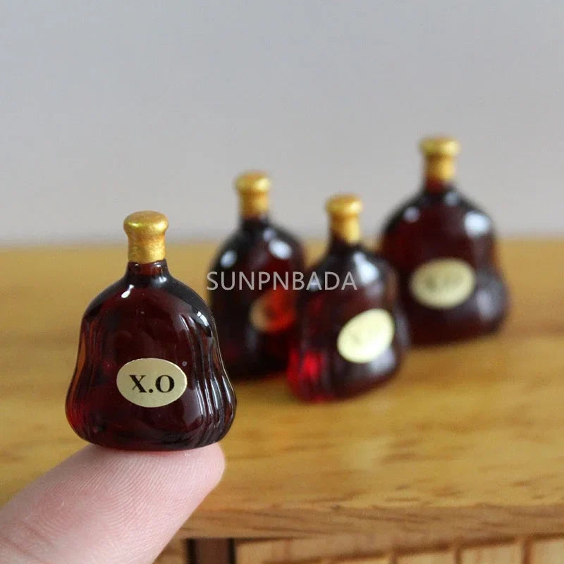 Scale Wine Whisky Bottle Bjd DIY Miniature House Kit — main view