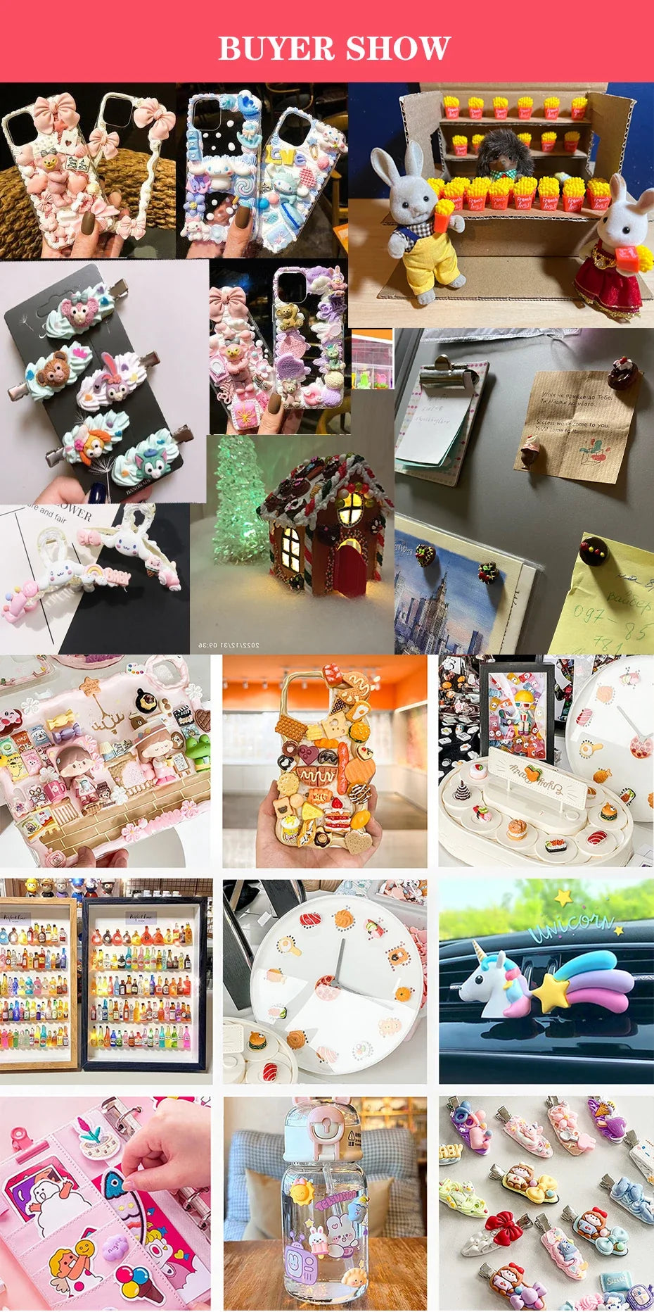 Mini Tomato Resin Charms Set — scene view