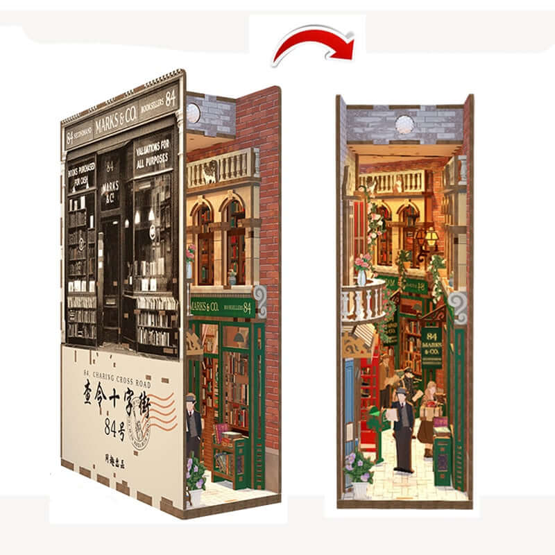 84 Charing Cross Street DIY Book Nook Kit — main view