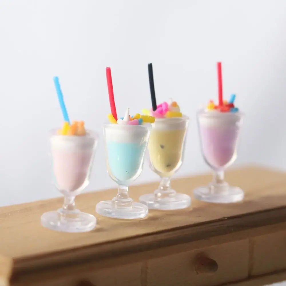 8pcs Mini Ice Cream Cups for Dollhouse Decor — main view