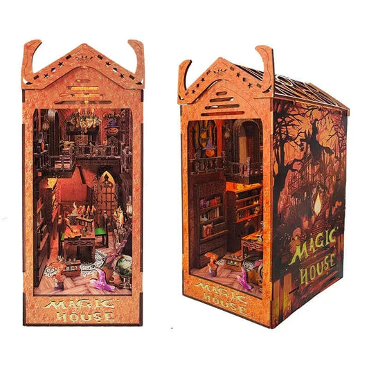 Academy Of Magic DIY Book Nook Kit — detalied side view