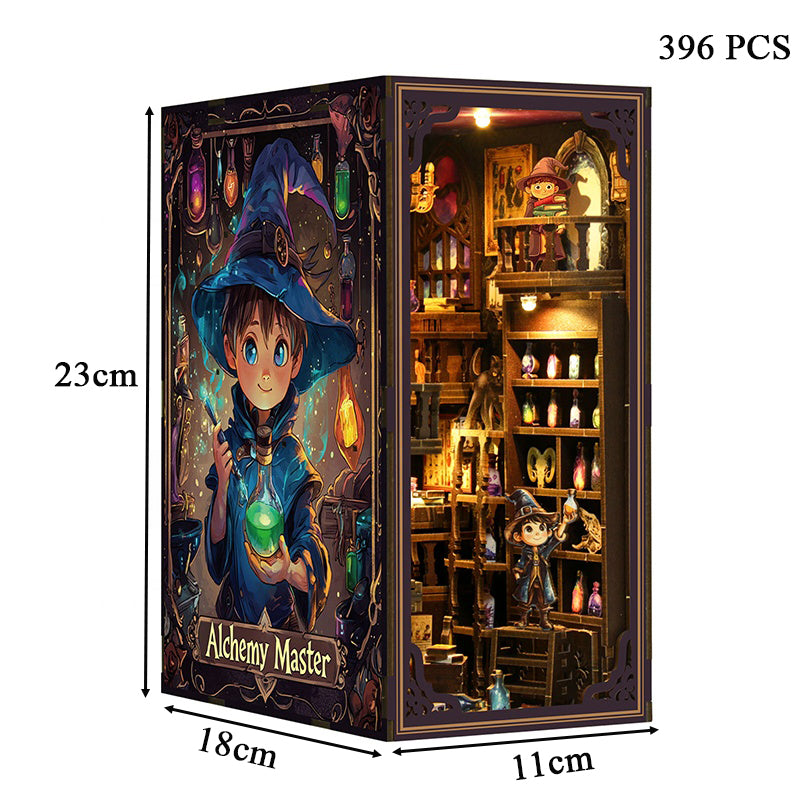 Alchemy Master DIY Book Nook Kit — open display view
