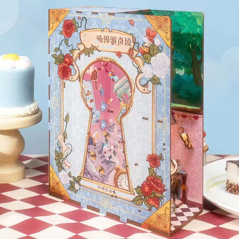 Aliece In Wonderland DIY Book Nook Kit — scene view