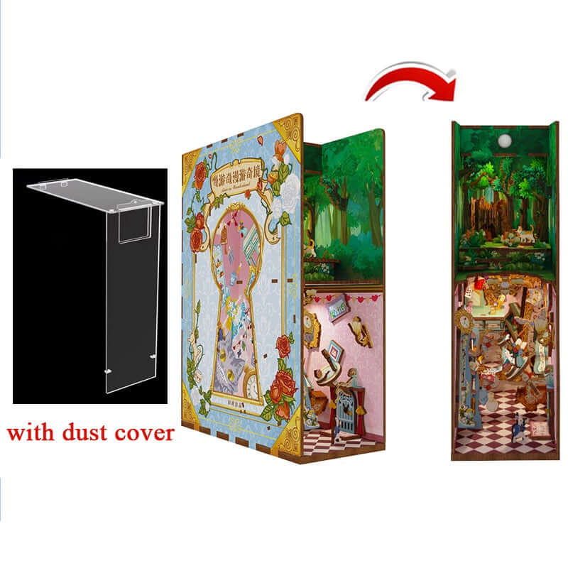 Aliece In Wonderland DIY Book Nook Kit — main view