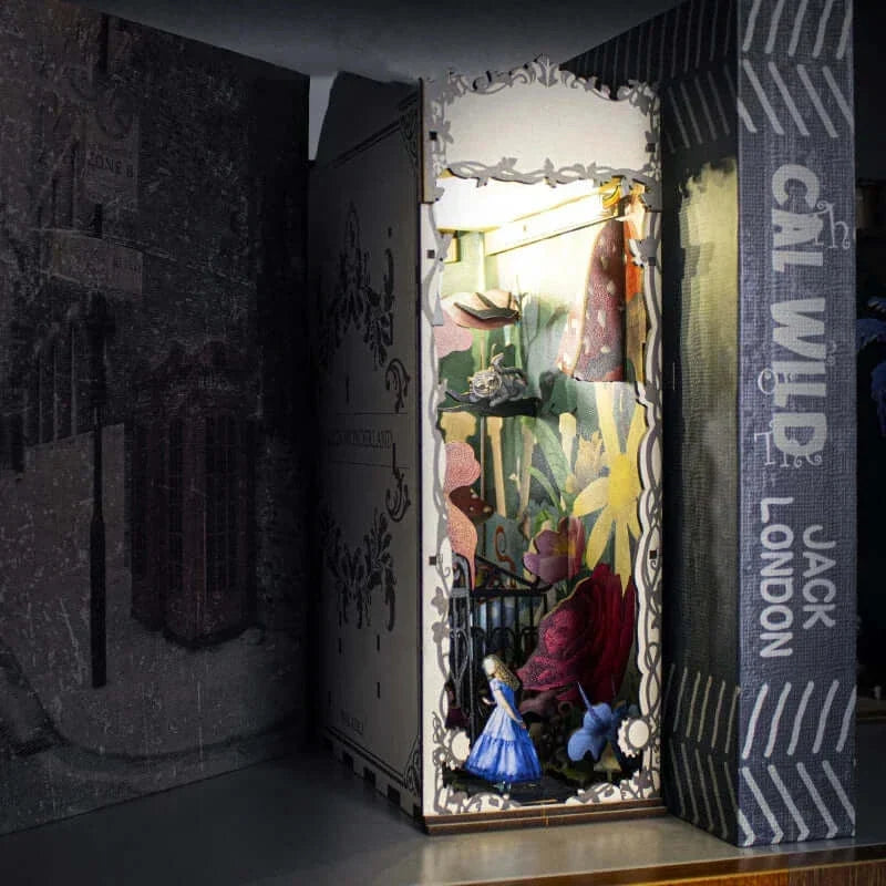 Alices World DIY Book Nook Kit — open display view