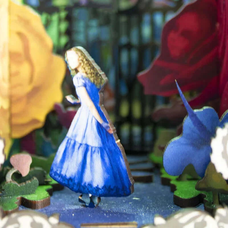 Alices World DIY Book Nook Kit — scene view