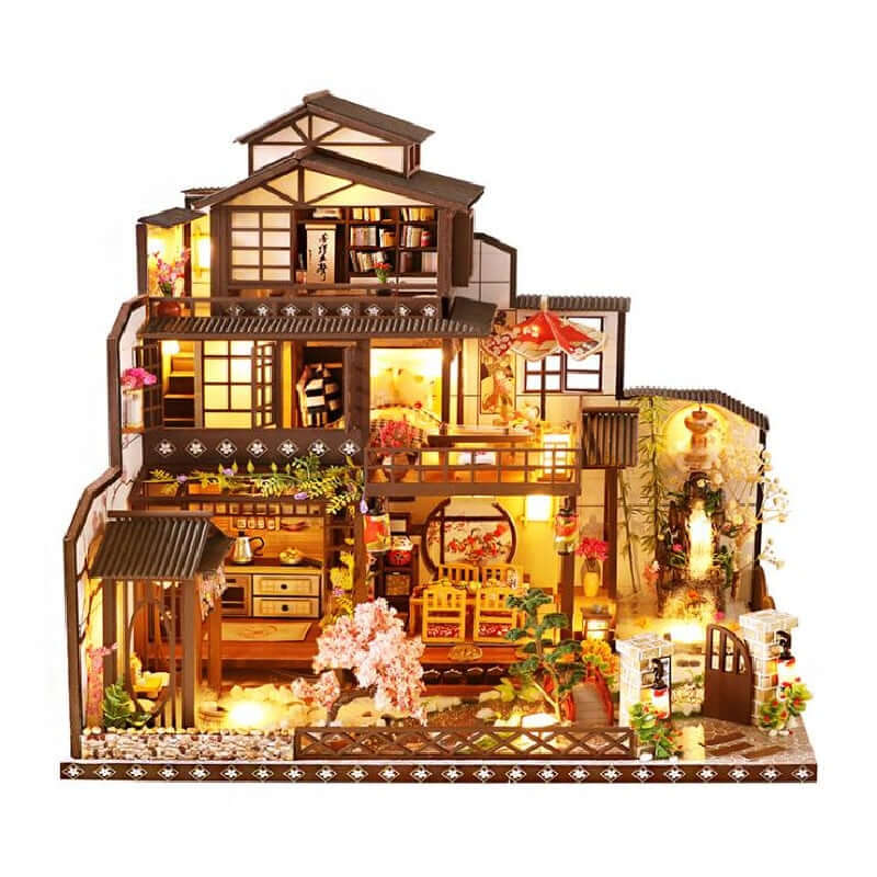 Ancient Capital Mochizuki DIY Dollhouse Kit — main view