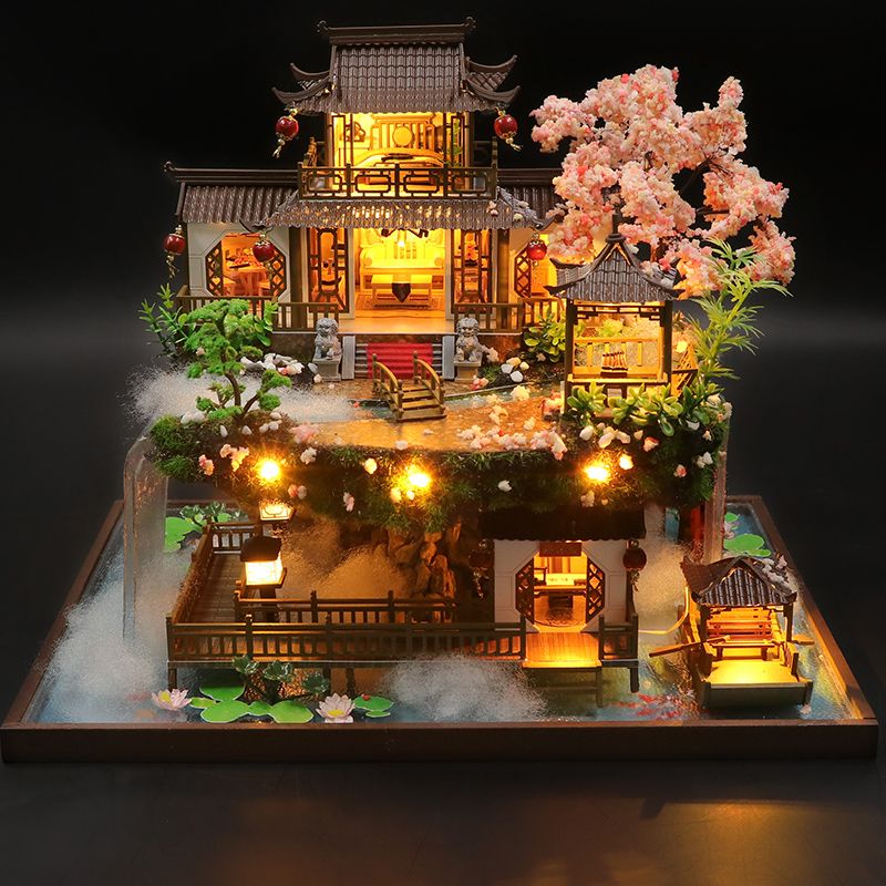 Chinese Garden Dollhouse Kit — main view