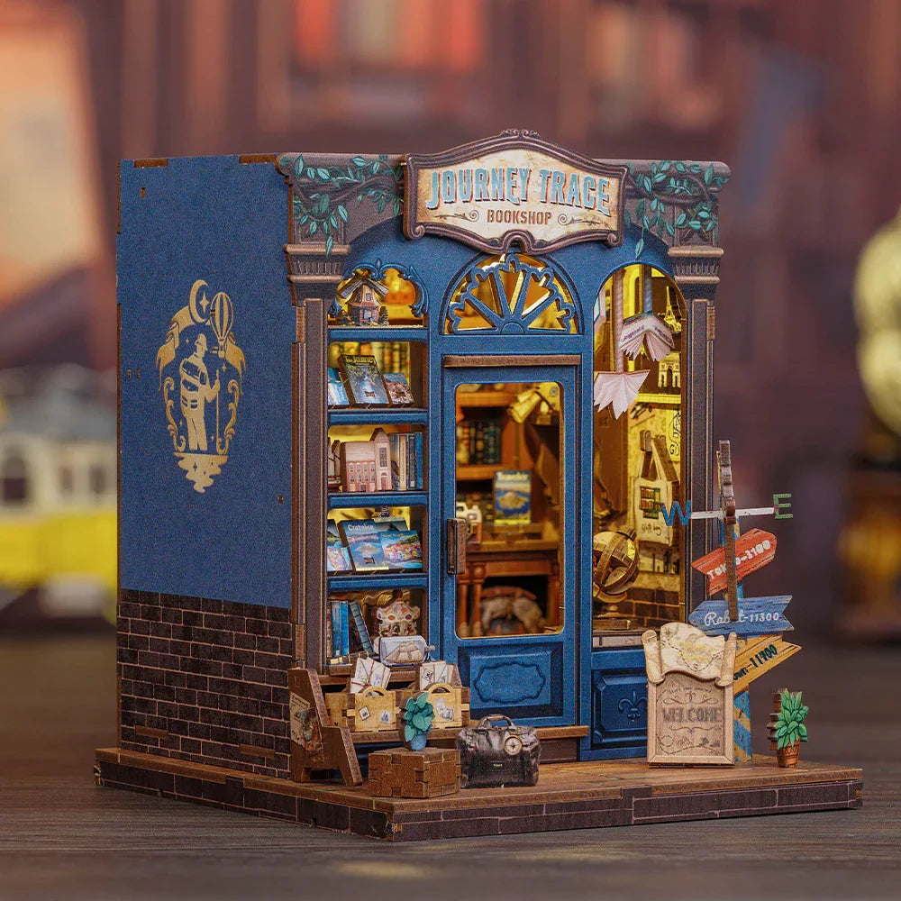 Journey Trace Book Nook Kit — box and pieces