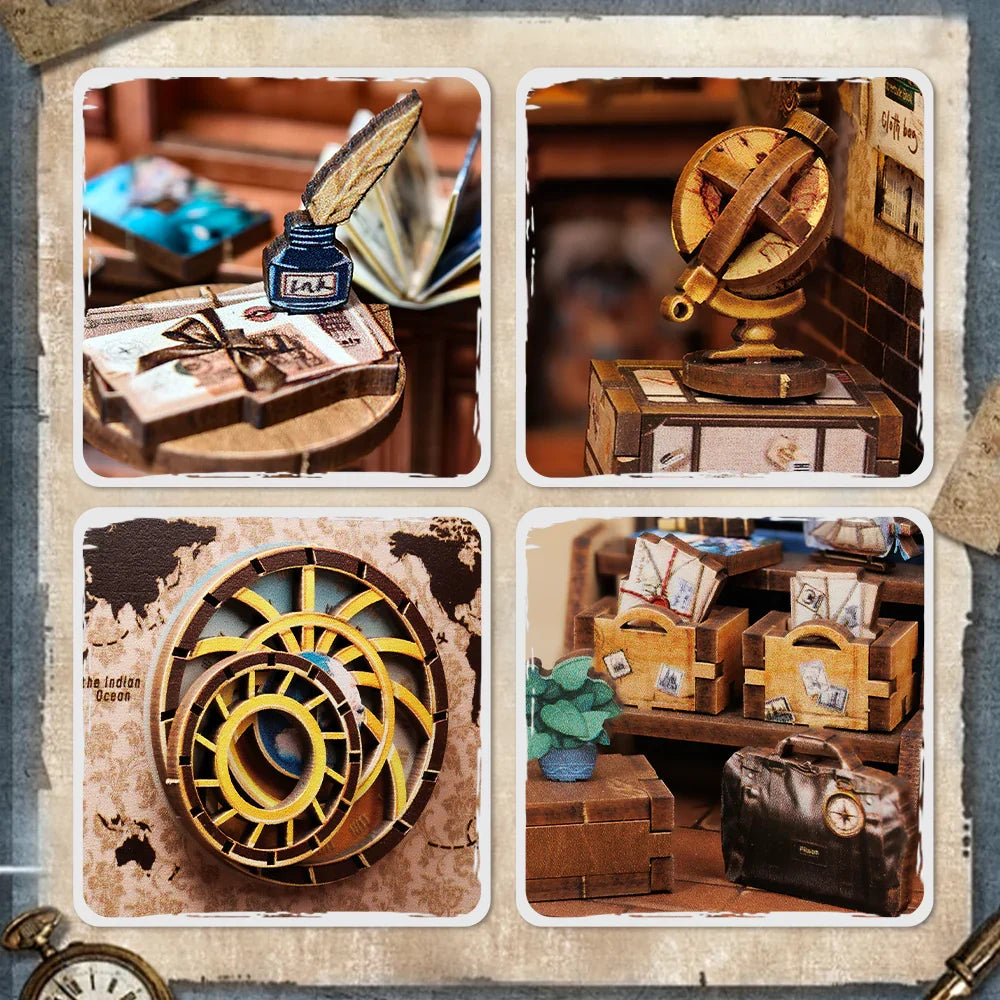 Journey Trace Book Nook Kit — box and pieces