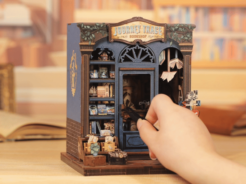 Journey Trace Book Nook Kit — detalied side view