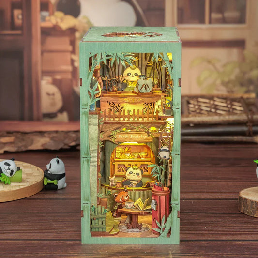 Cutebee Panda Bookshop DIY Book Nook Kit — main view