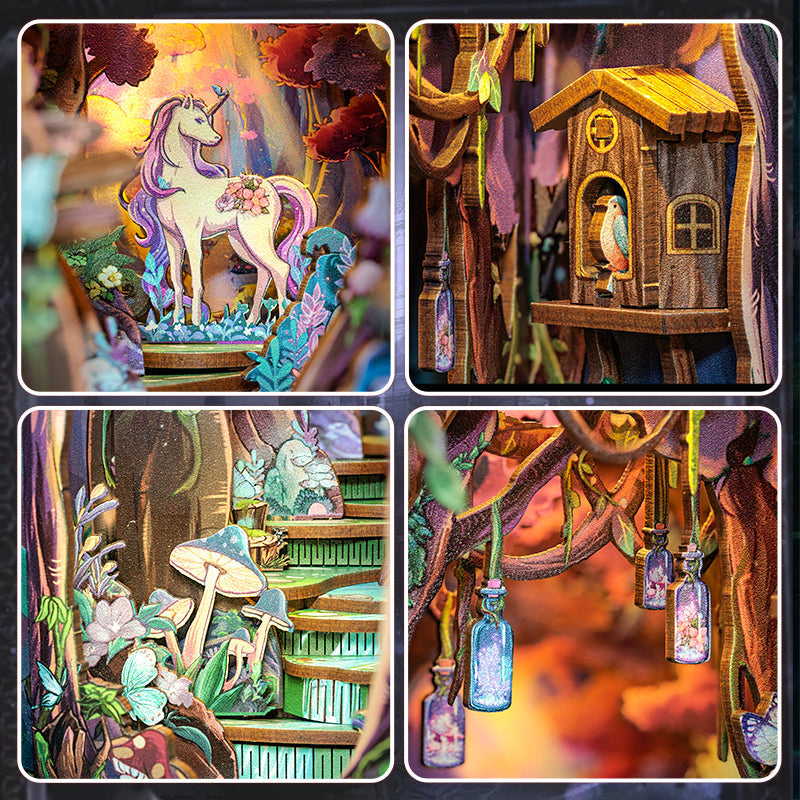 Grace of the Forest Book Nook Kit — angled close-up