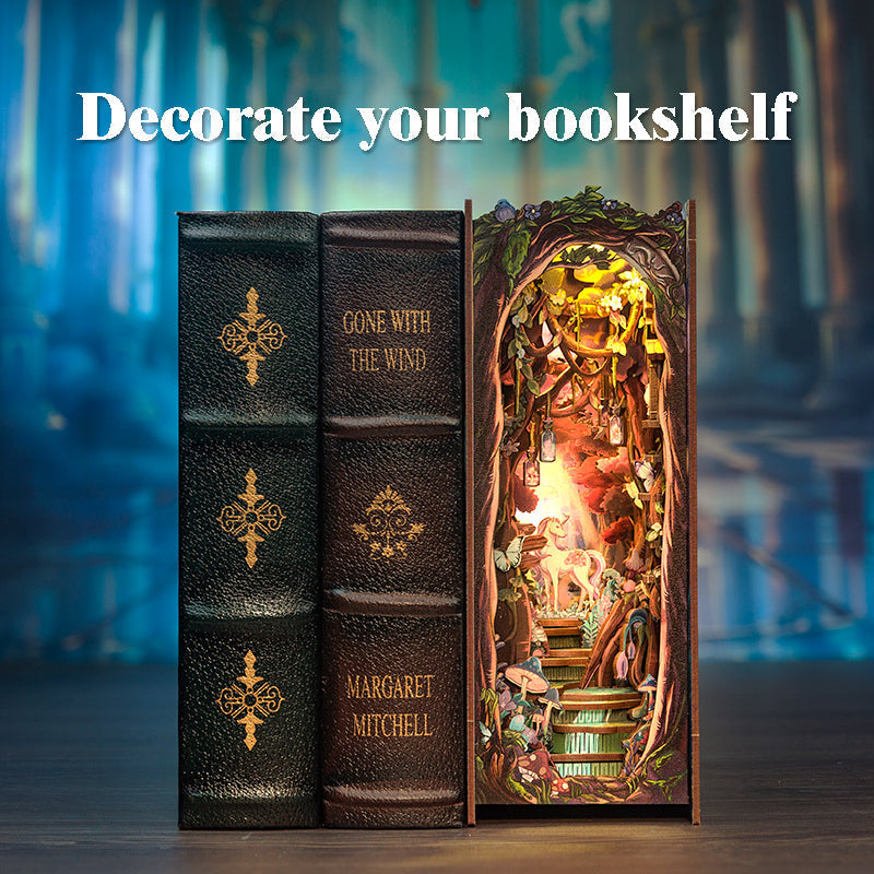 Grace of the Forest Book Nook Kit — scene view