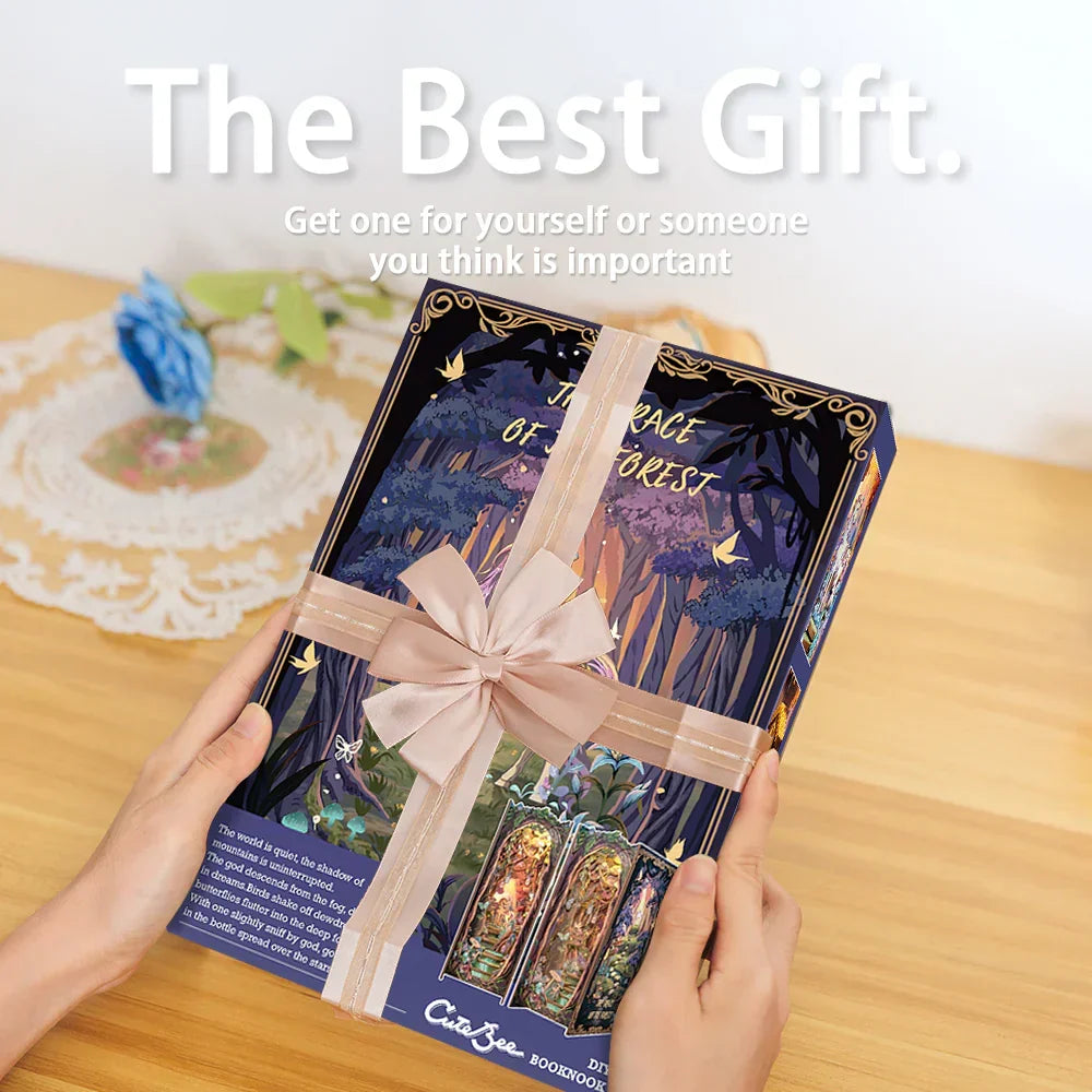 Grace of the Forest Book Nook Kit — detalied side view