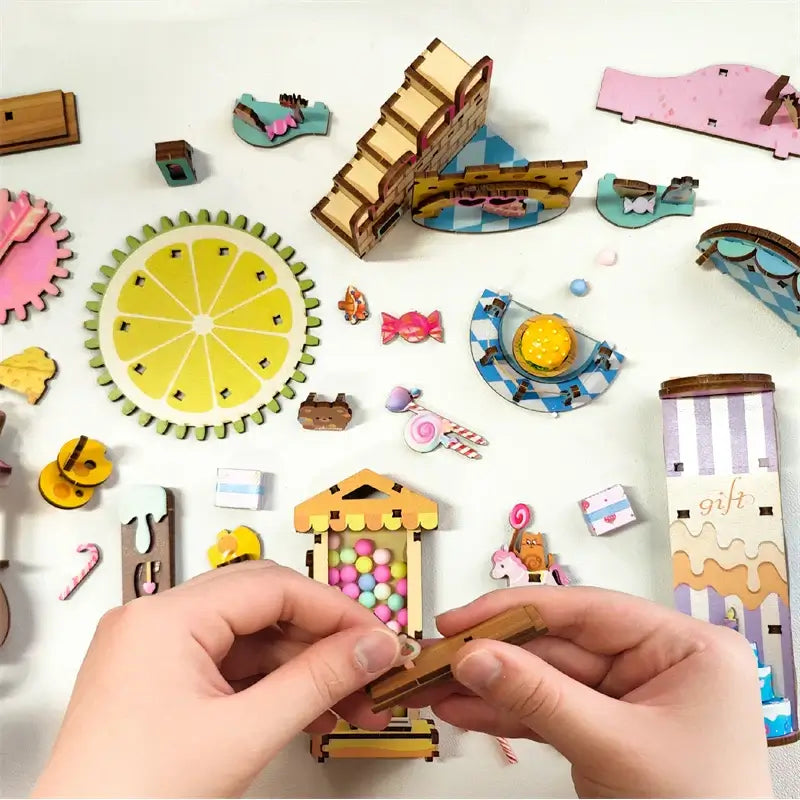 Candy Store DIY Book Nook Kit — front angle