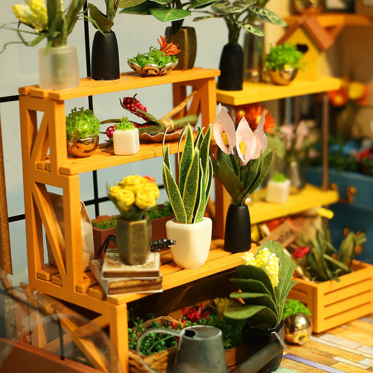 Cathys Flower Robotime DIY House Kit — front angle