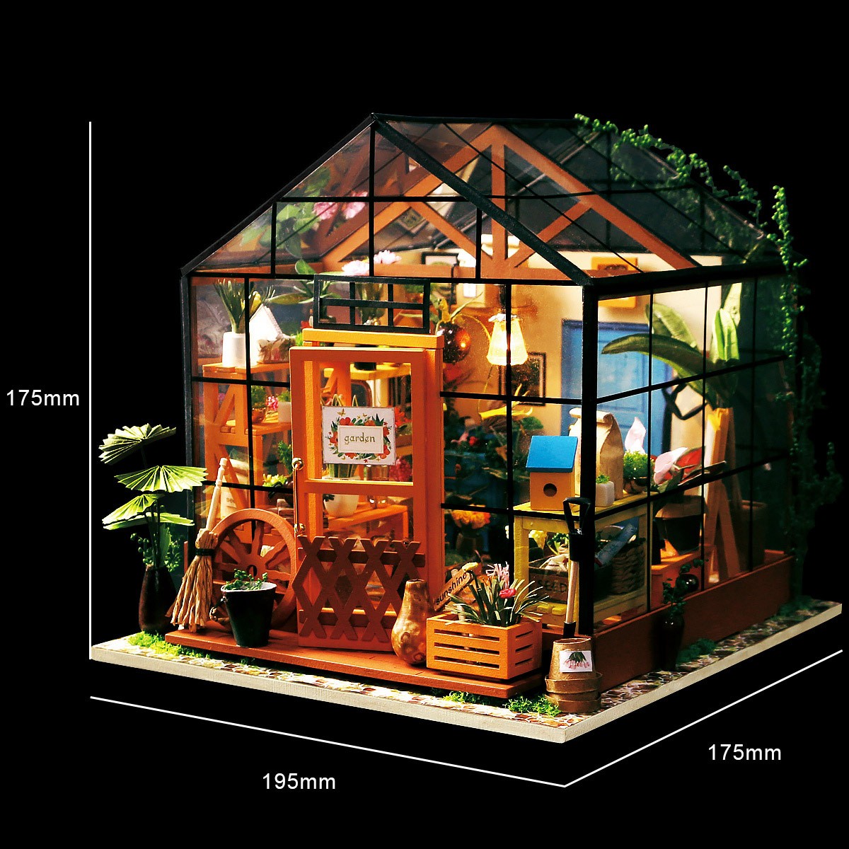 Cathys Flower Robotime DIY House Kit — scene view