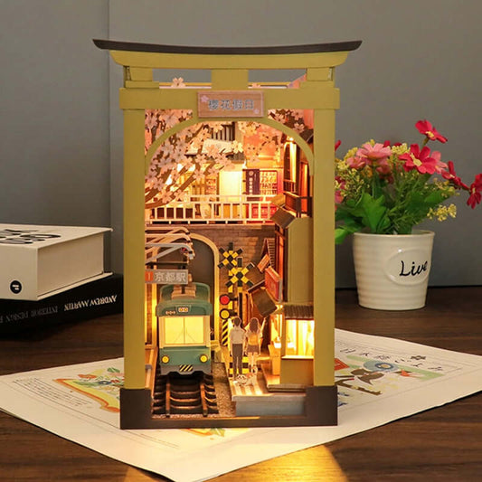 Cherry Blossom Station Book Nook — main view