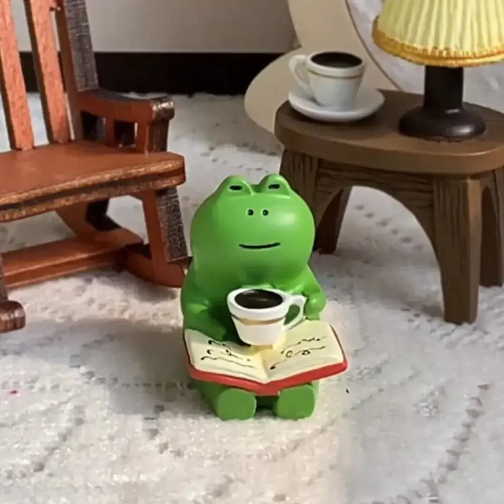 Table Lamp DIY Miniature House Kit — open display view