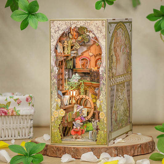 Cutebee Elven Paradise DIY Book Nook Kit — main view