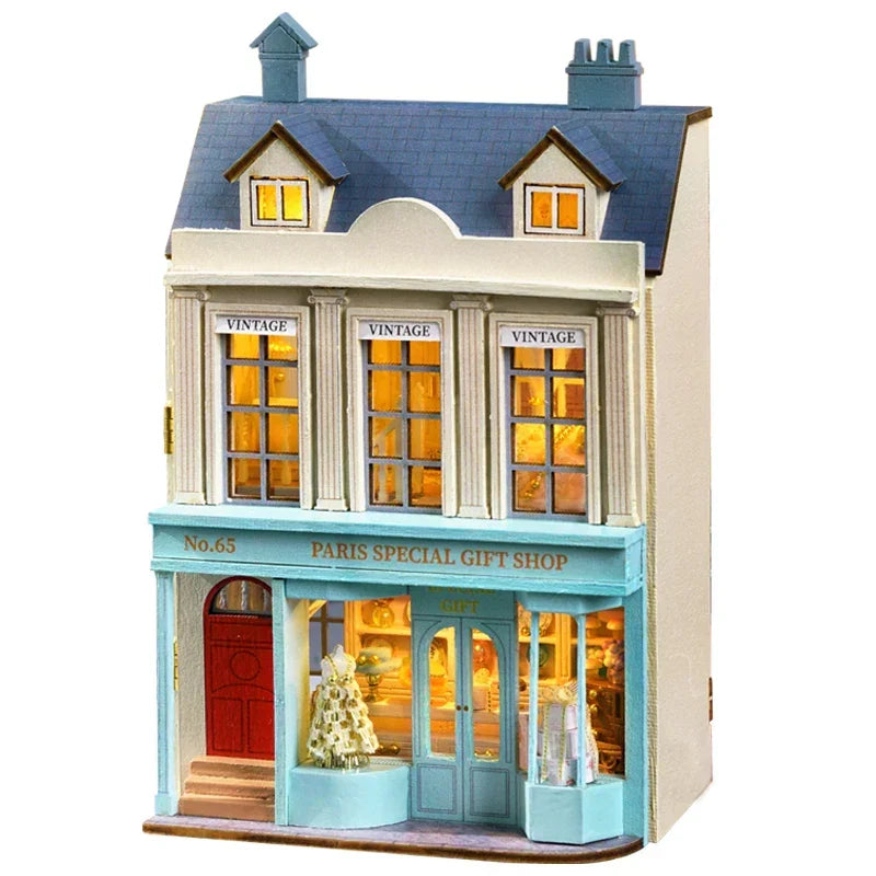Cutebee Villa Garden DIY Miniature House Kit — front angle