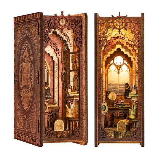 Cutebee Sailing Memory DIY Book Nook Kit — detalied side view