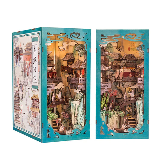 Cutebee Su Dongpos Life DIY Book Nook Kit — detalied side view