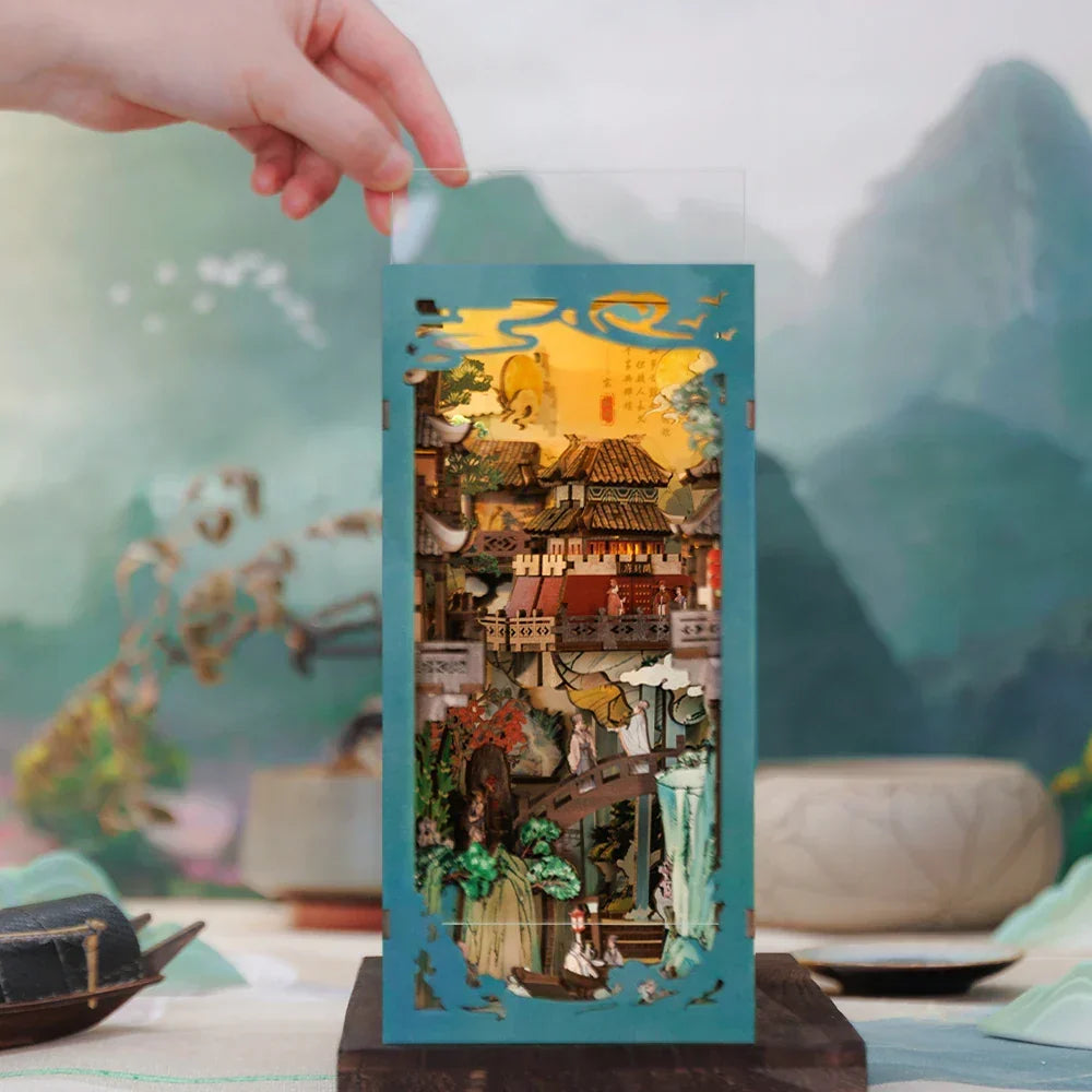 Cutebee Su Dongpos Life DIY Book Nook Kit — front angle