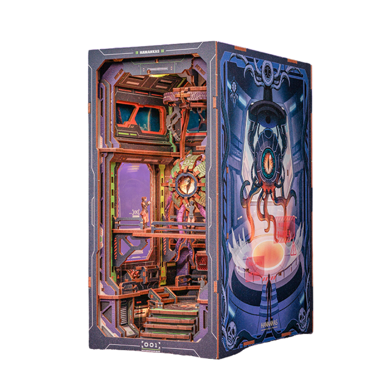 Cutebee The Eye Of Old God DIY Book Nook Kit — detalied side view