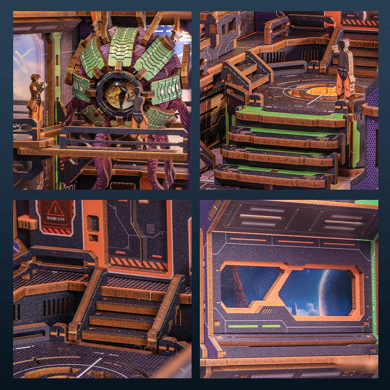 Cutebee The Eye Of Old God DIY Book Nook Kit — front angle