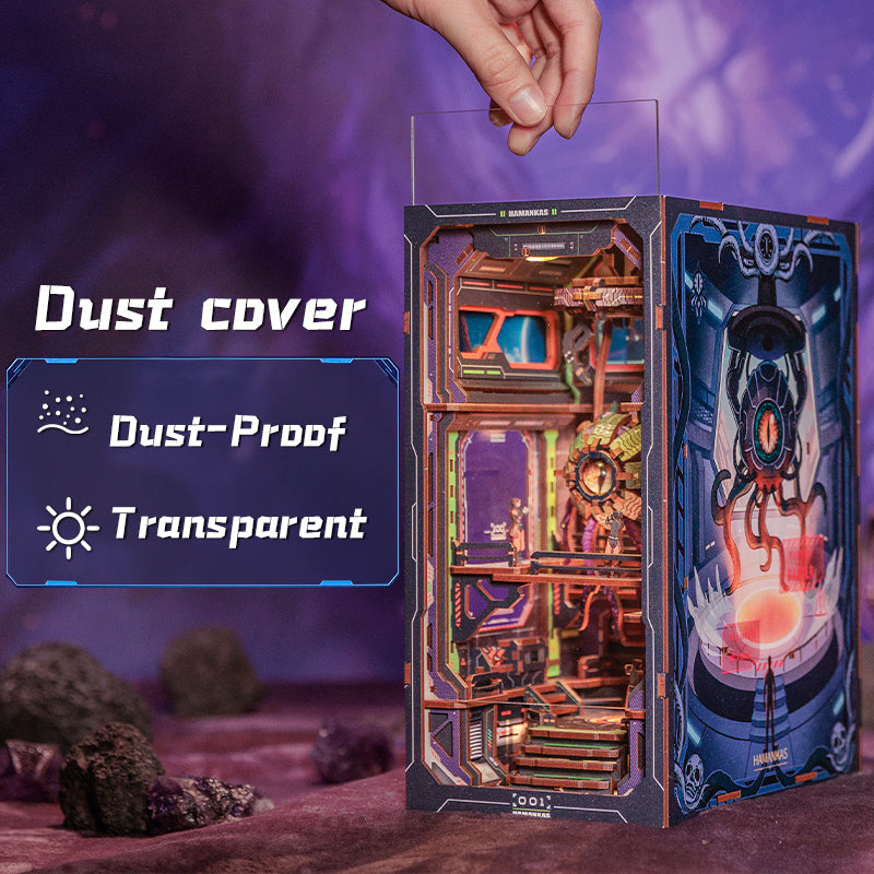 Cutebee The Eye Of Old God DIY Book Nook Kit — box and pieces