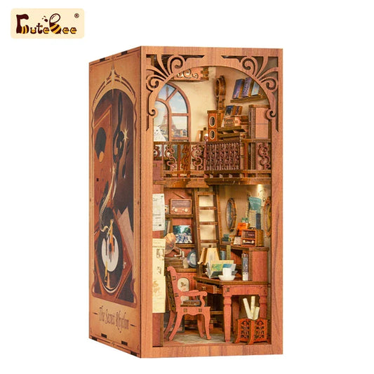 Cutebee The Secret Rhythm DIY Book Nook Kit — detalied side view