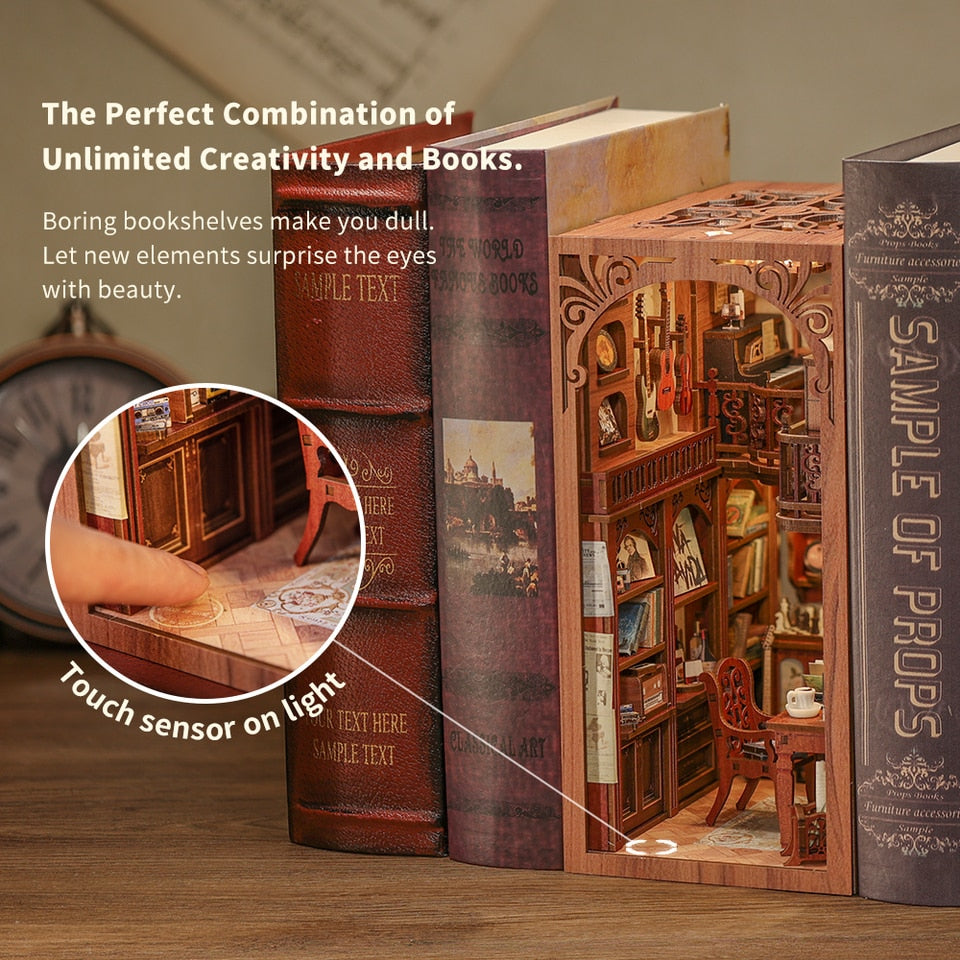 Cutebee The Secret Rhythm DIY Book Nook Kit — main view