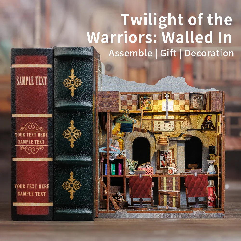 Kowloon Walled City Book Nook Kit – Twilight of the Warriors: Walled In — front angle