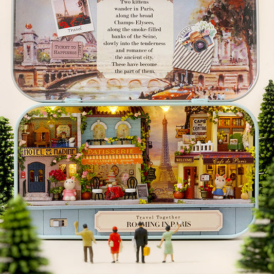 DIY Miniature Roaming In Paris Box Theater — main view