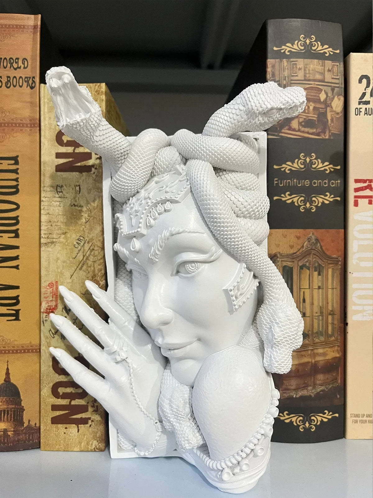 White DIY Book Nook Kit — front angle
