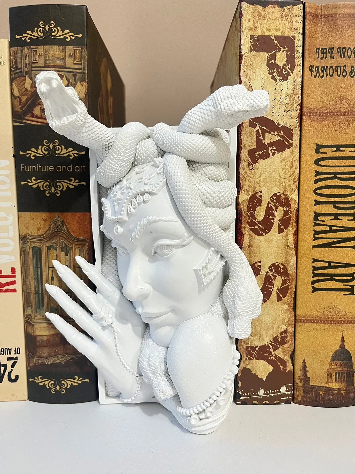 White DIY Book Nook Kit — front angle