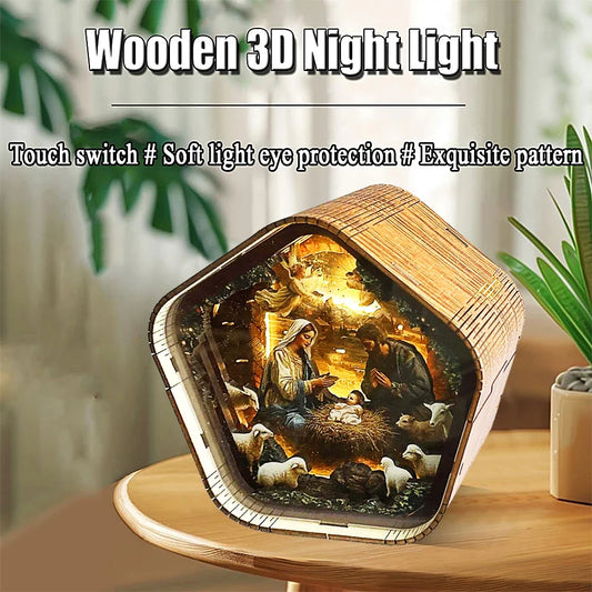 Nativity Scene DIY Night Light Kit — main view