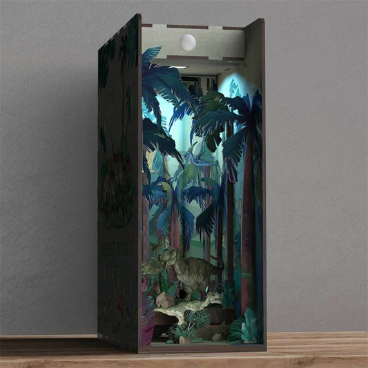 Dinosaur World DIY Book Nook Kit — main view