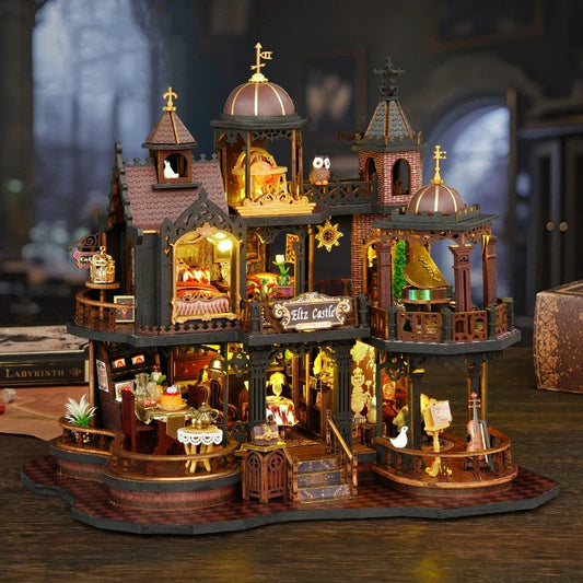 Edinburgh Castle DIY Miniature House — main view
