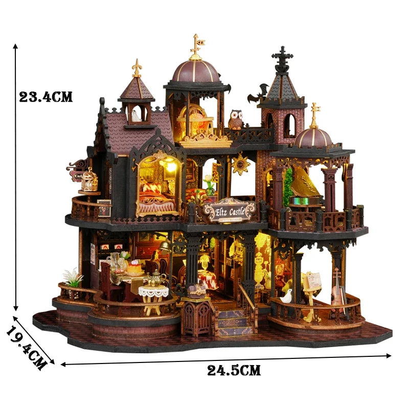 Edinburgh Castle DIY Miniature House — scene view