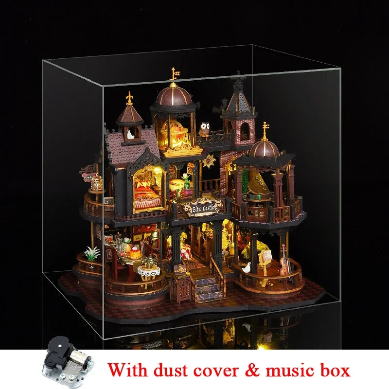 Edinburgh Castle DIY Miniature House — main view