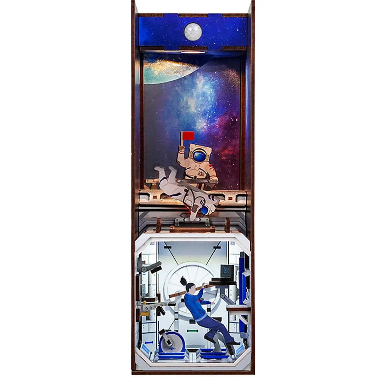 Explore Space DIY Book Nook Kit — detalied side view