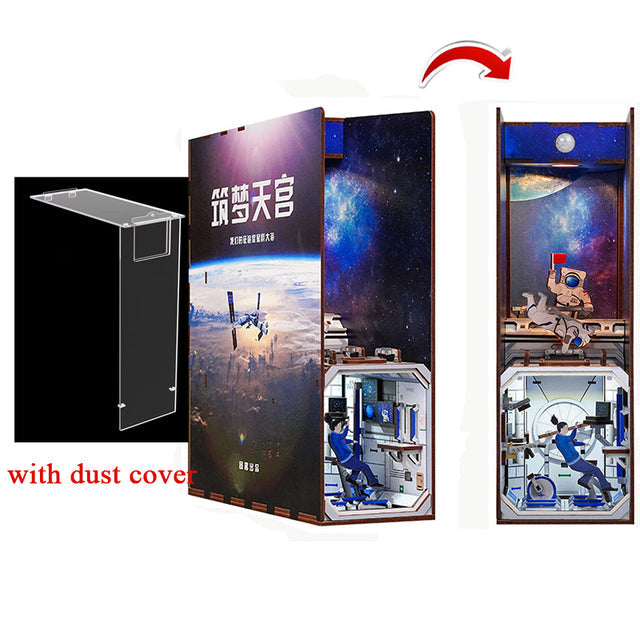 Explore Space DIY Book Nook Kit — detalied side view