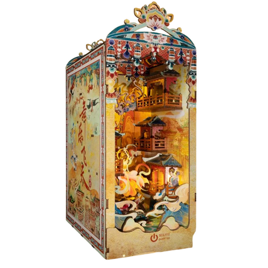 Figure Palace DIY Book Nook Kit — detalied side view
