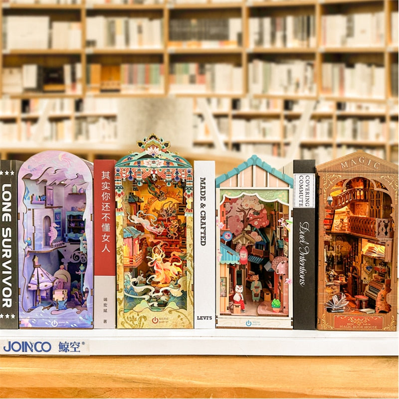 Figure Palace DIY Book Nook Kit — front angle