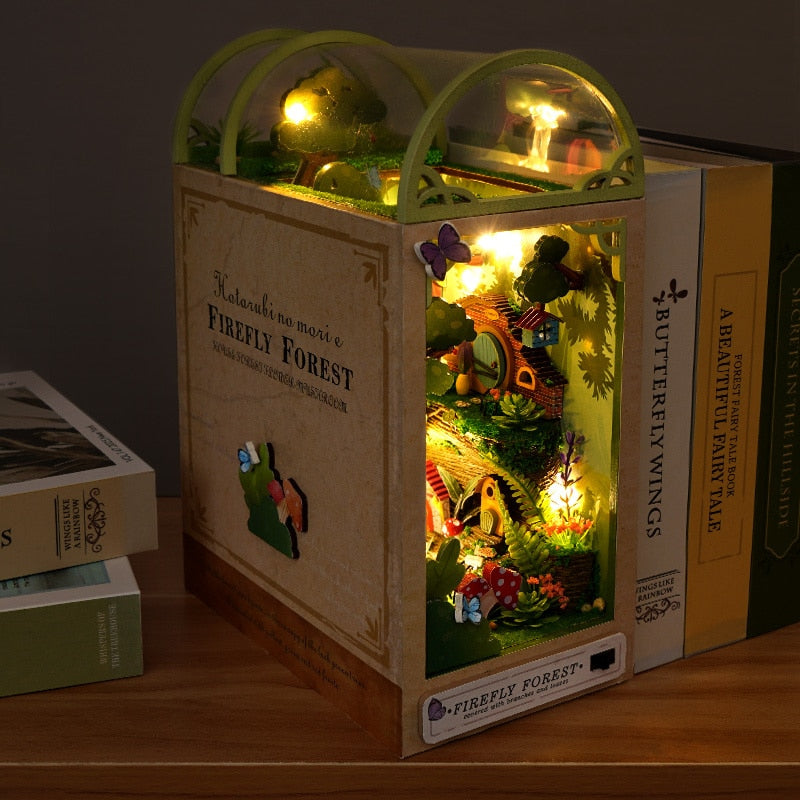 Firefly Forest DIY Book Nook Kit — scene view